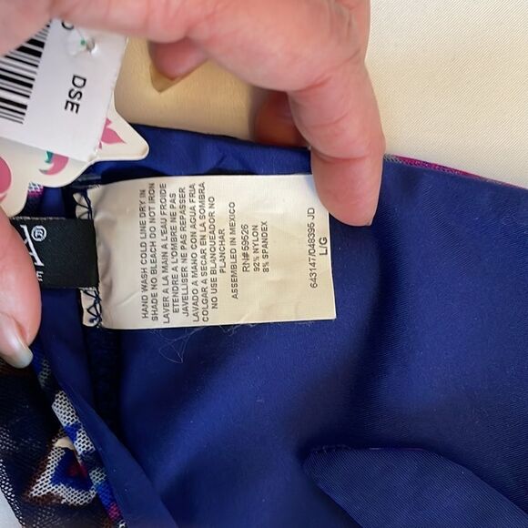 BECCA SWIM BIKINI HALTER TOP. NEW WITH TAGS. - Picture 6 of 7